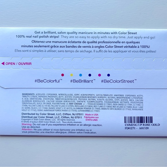 Color Street-Coming Up Rose Gold - Picture 3 of 3